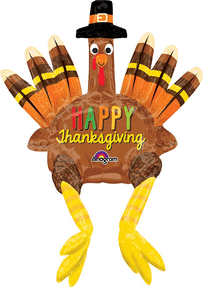 26” Sitting Turkey Foil Balloon
