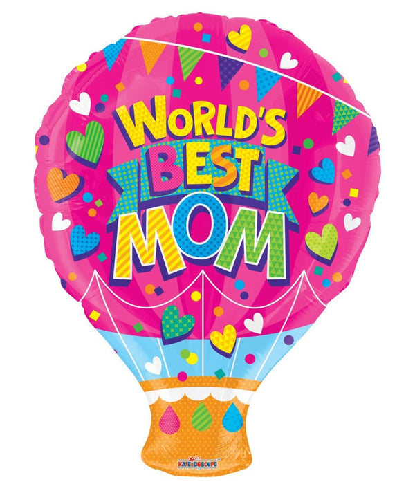 18" World’s Best Mom Shape Gb - (Single Pack).