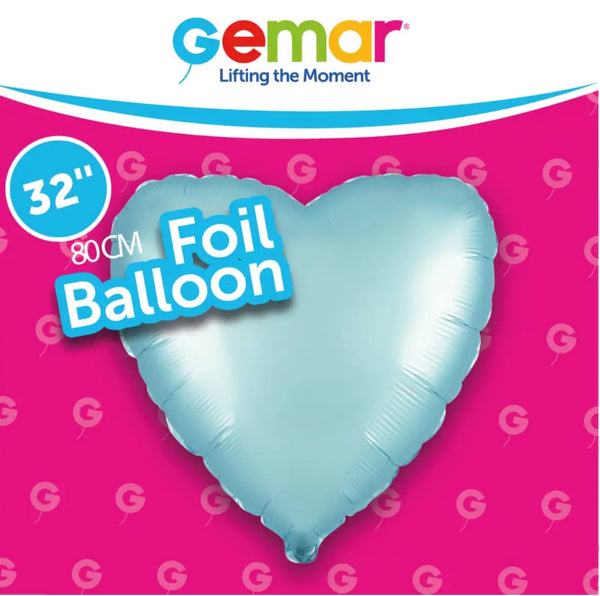 32”  Gemar Foil Heart Foil Balloon
