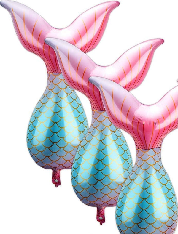 28” Pink Mermaid Tail Foil Balloon