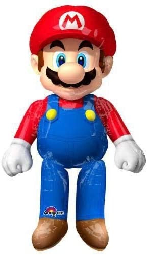60” Super Mario  Airwalkers Foil Balloon