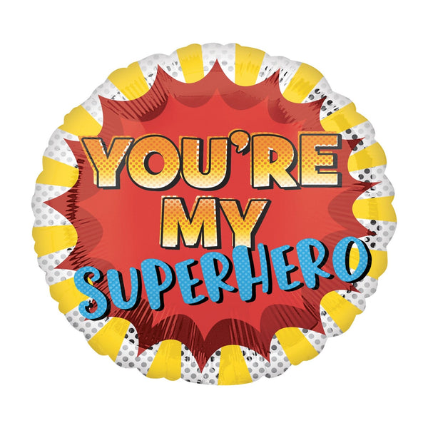 18” You’re my Super Heroe  Foil Baloon