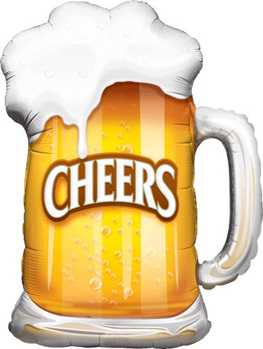29” Cheers Beer Mug  Foil Balloon