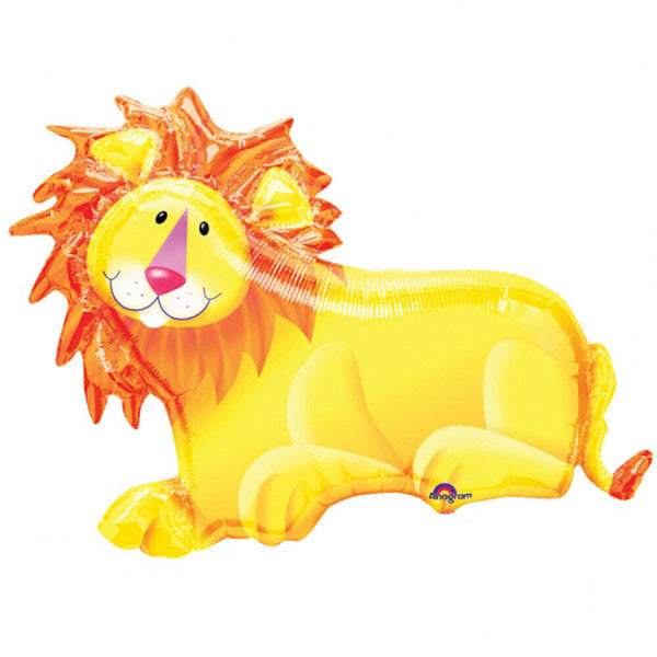 14” Jungle Party Lion Airfill - Foil Balloon