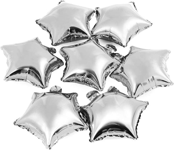 10” Star Foil Balloon -Silver