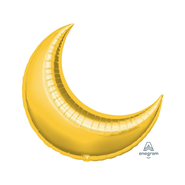 Crescent Moon Gold  - 9”