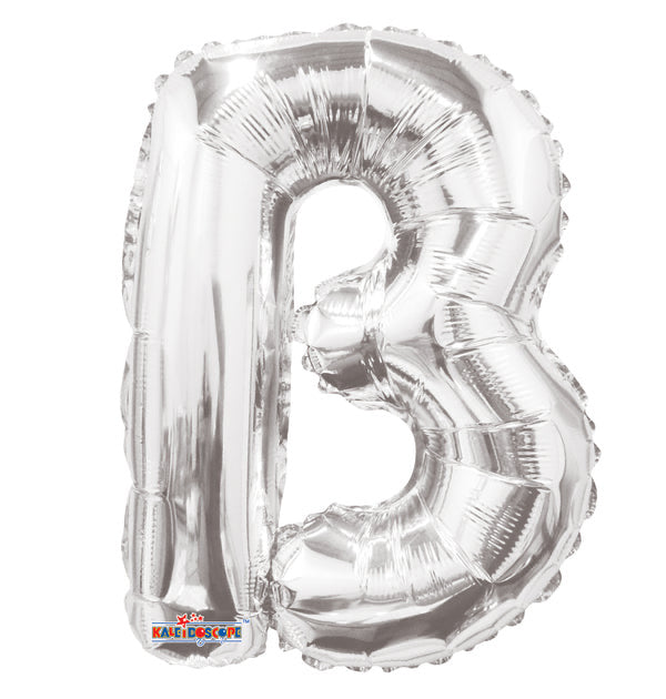 14” Letter “B” Silver Foil Balloon