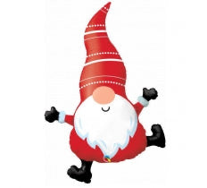 42” Gnome Shape Foil Balloon - Christmas