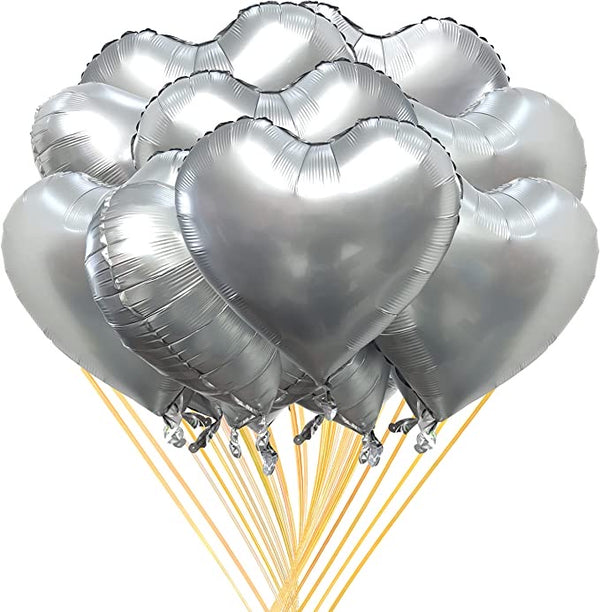 18” Silver Metallic Foil Balloon