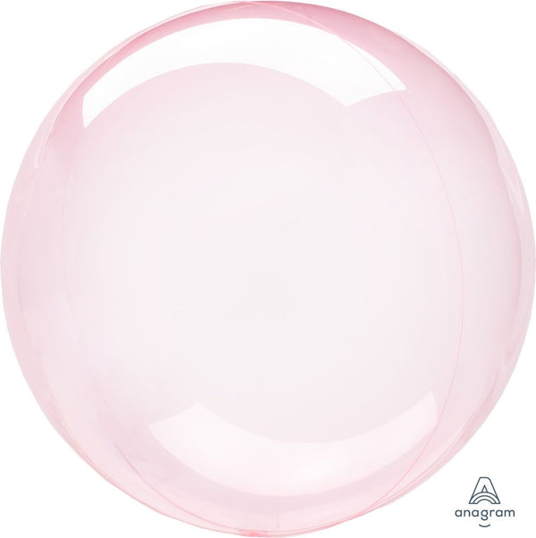 Crystal Clear Petite Dark Pink 10”