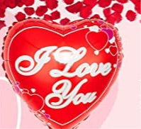 18” Red Heart “I Love You” Script Foil Balloon