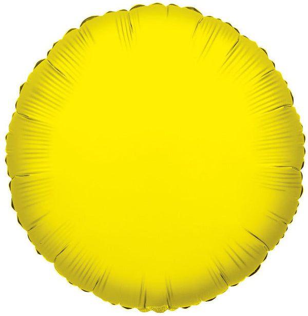 18” Yelloow Foil Balloon