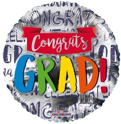 18” Congrats Grad Banner Foil Balloon