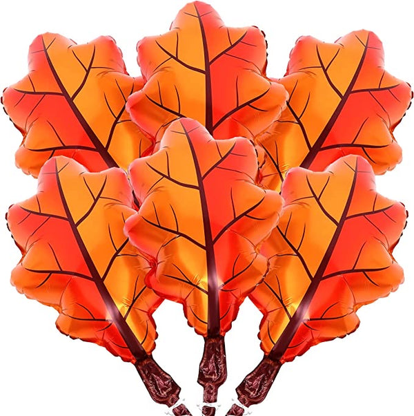 26” Leaf Foil Balloon- Fall