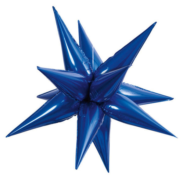 Starburst Blue ( Royal Blue) Foil Balloon- 40”