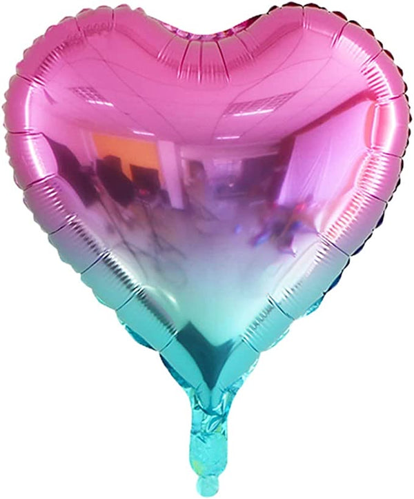 18” Pink and Blue Gradient Foil Balloon
