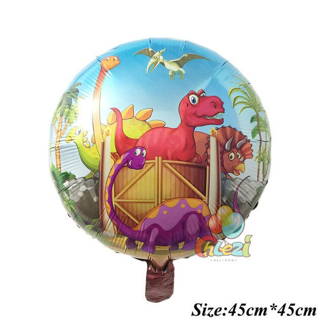 18” Dinosaurs Foil Balloon