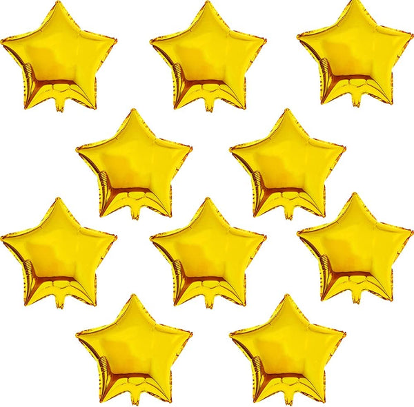 10” Star Foil Balloon -Gold
