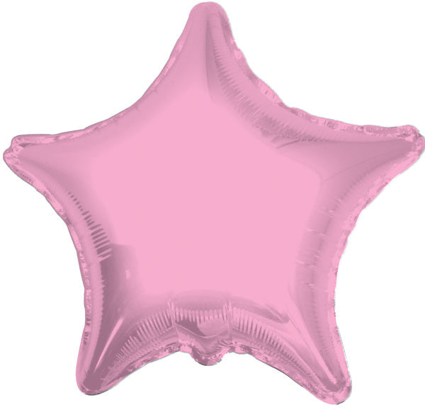 18” SC Solid Star Baby Pink Foil Balloon Single Pack