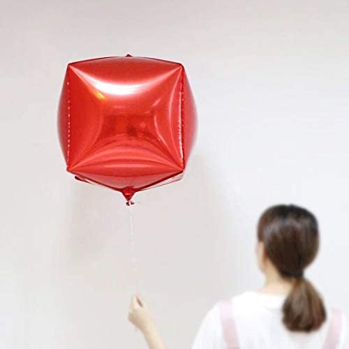 24” Red Cube Foil Balloon