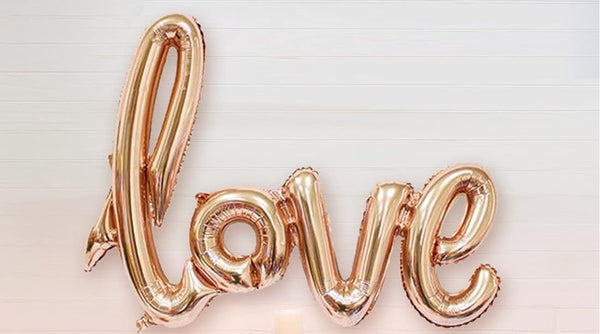 42” LOVE Foil Balloon - Rose Gold