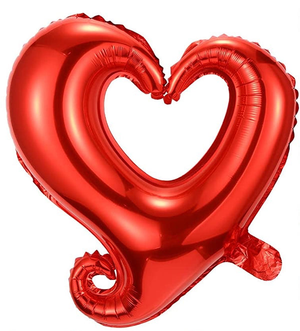 18”  Red Heart Foil Balloon