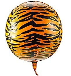 22” Tiger - Animal Print 4D Foil Balloon