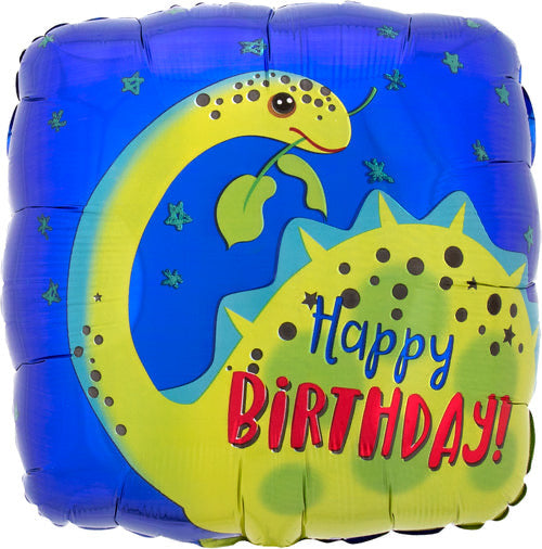 Stegosaurus Happy Birthday 17” (Single Pack)