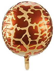 22” Giraffe - Animal Print 4D Foil Balloon