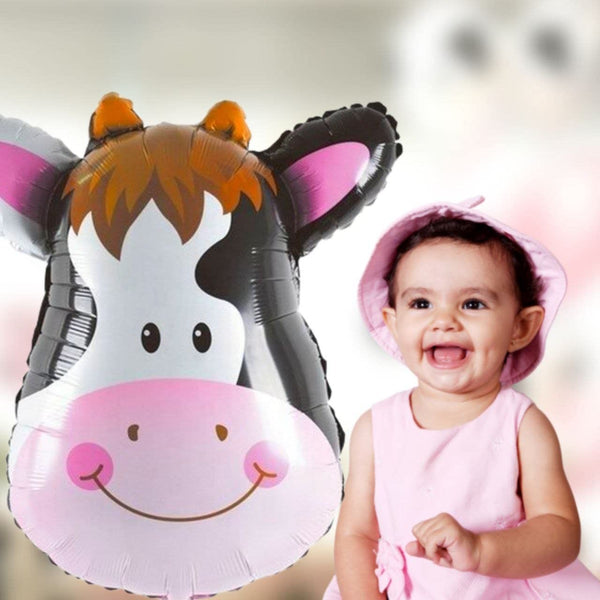 24” Cow Head Foil Balloon