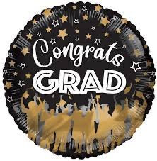 17” Congrats Grads Silhouettes - Airfill