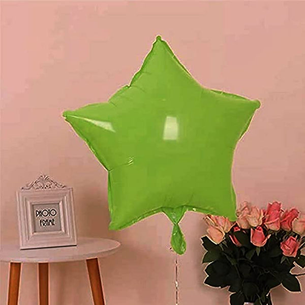 18” Green “Macaron” Star Foil Balloon