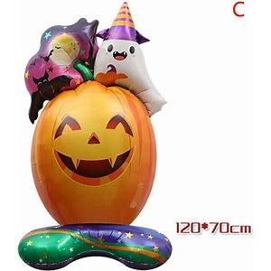 47.2” Halloween Huge Pumpkin Balloon Foil