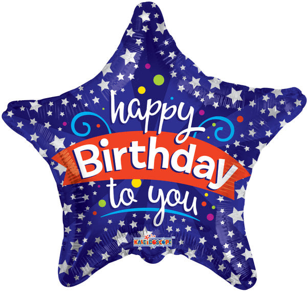 18” Happy Birthday to you Star - (Single Pack) - 15057-18