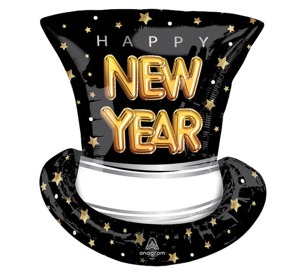 24” Happy New Year Top Hat