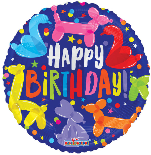 18” Birthday Animal Balloons - Single Pack 15450-18