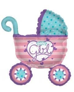 14” Baby Girl Stroller - AirFill